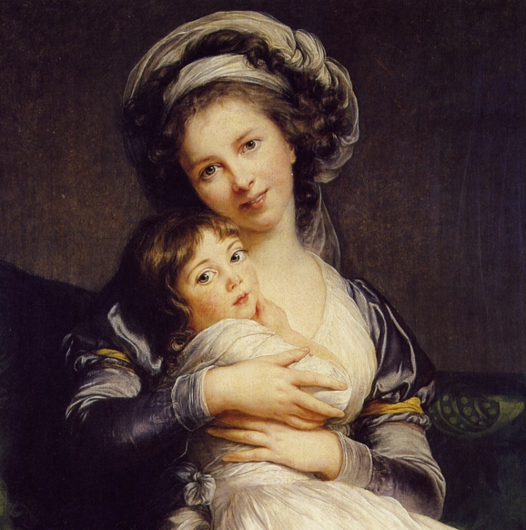 eisabeth Vige-Lebrun Turban with Her Child
